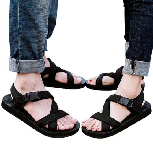 IWIHMIV Mens Walking Sandals Mens Sport Sandals Outdoor Fisherman Shoes Summer Beach Loafters Breathable Beach Sandals3