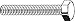 HHCS, 1/4-20x5/8, Steel, Gr 2, ZP, PK100