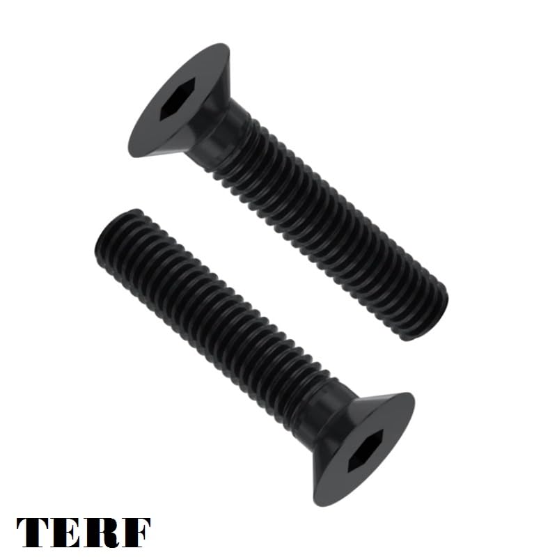 TERF® M10 X 120mm Hex Socket Countersunk Black Machine Screw M10 (10mm) X 120mm Allen Key Bolts Hexagonal Socket Countersunk Machine Screws - Image 2