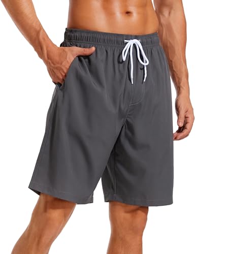 SILKWORLD Mens Swimming Shorts Quick Dry Beach Trunks Swimwear with Mesh Lining2