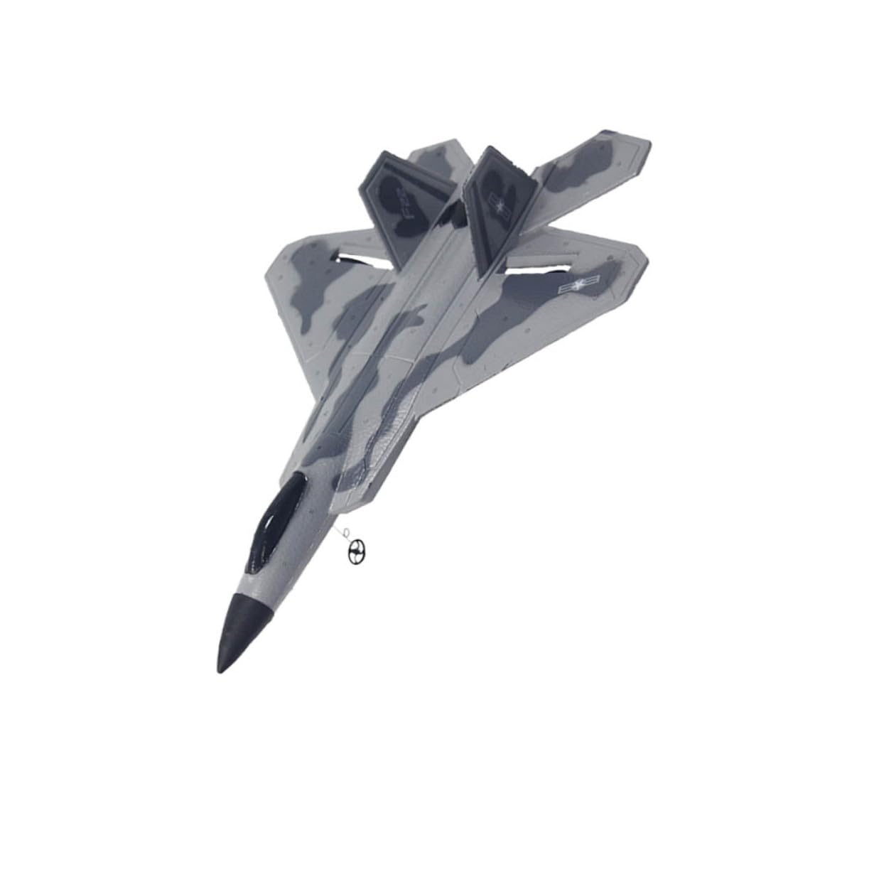 Toddmomy Avión RC de Combate Planeador de Envergadura Fija, Hélice Bilateral, Material Epp Resistente, Control Remoto 2.4ghz, Adecuado para Niños y Niñas Voladores