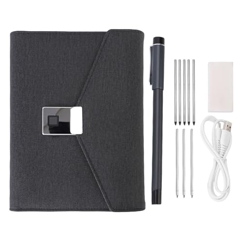TARSHYRY Fingerprint Lock AI Painting Book Smart Pen Notebook Smart Writing Set Real Time Digital Synchronization Notebook with Image Text Sharing Translation