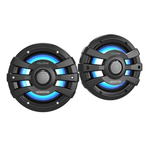 Haut-parleurs Kenwood XM65BL 16,5 cm : résistez à l'eau et au bruit du moteur
