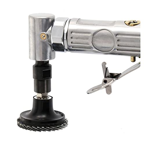 Meuleuse pneumatique mini 1/4 compacte à tête rotative de 90 degrés - 7