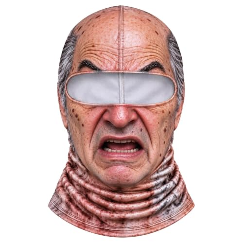 Christmas Masks for Adults 3D Realistic Funny Warm Velvet Full Face Mask - image 1