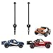 RCAWD Driveshaft 96mm & Stub Axle & Pins Set for 1/7 Traxxas UDR Unlimited Desert Racer 85086-4 Upgrades, CVD Drive Shaft Front Aluminum Hop Ups Parts for #8550, 8553 Black