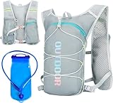 Hydration Backpack with 2L Water Bladder, Water Bottle Backpack for Women&Men,5 oz Ultra Lightweight Water Backpack for Running Cycling Hiking Camping