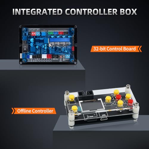 LUNYEE 3018 PRO MAX CNC Machine 500W All-Metal CNC Router Machine 3 Axis Limit Switches & Emergency-Stop with GRBL Offline Control for Cutting Wood Acrylic MDF Plastic, Working Area: 300 x 180 x 80mm - Image 6