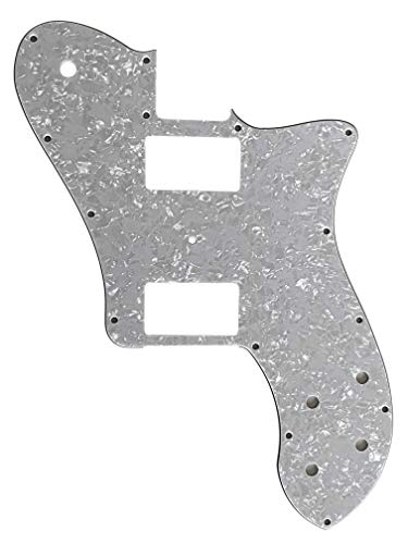 Pickguard personnalisé pour guitare Fender Professional Telecaster Deluxe Style Shawbucker (4 plis blanc nacré) - Les Beatles, Paul McCartney, John Lennon, RIngo Starr, George Harrison Pickguard personnalisé pour guitare Fender Professional Telecaster Deluxe Style Shawbucker (4 plis blanc nacré)