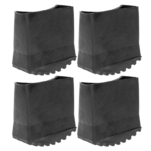 Alipis Lot de 4 Sabots en Caoutchouc Antidérapants pour Échelle 25 X 63 CM Protection Sol Solide Isolation Phonique et Résistance à la Chaleur Accessoires...