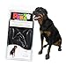 Pawz 3-Inch to 4-Inch Water-Proof Dog Boots, Large, Black