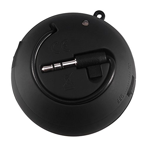 VBESTLIFE Portable Hamburger Wiederaufladbare Lautsprecher Verstärker für Handy MP3 PC(Black)