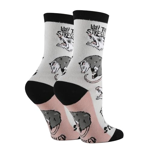 Image of ooohyeah Women's Novelty Crew Socks, Funny Saying Cotton Dress Socks