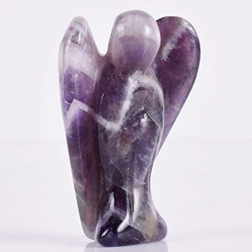 MKYXLN Amethyst Angel Figurines Miniatures Craft Mini Peace Statue Home Decoration