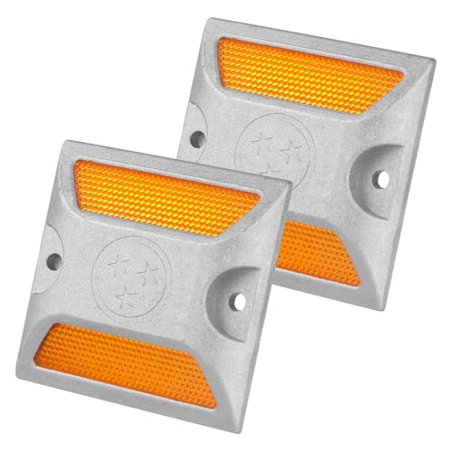 Marcadores reflectantes para carretera Kisangel 2 piezas