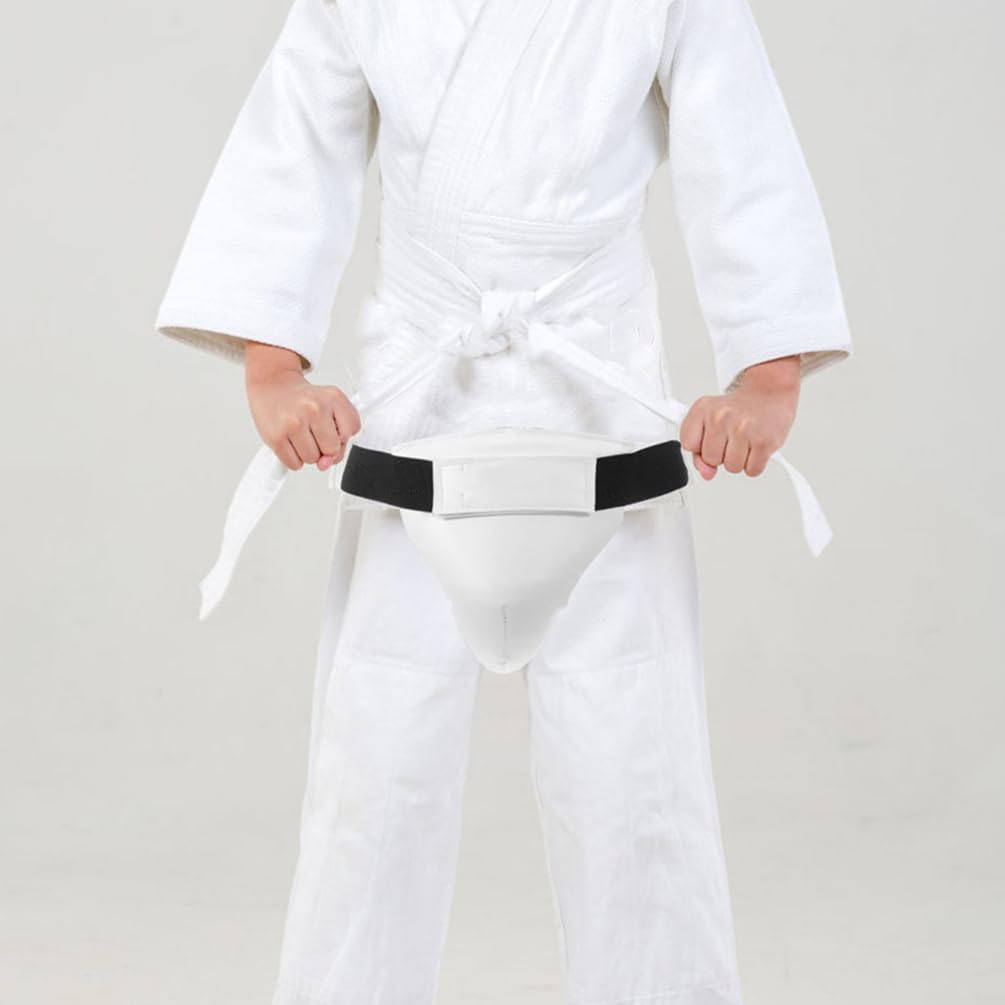 Happyyami Boxing Groin Guard Protector for Men Boys and Girls Taekwondo Gear Breathable Design for Training and Competition Essential Safety Equipment for Martial Arts