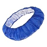 Funda impermeable para cama elástica de 101,6 cm, resistente a los rayos UV, con tela Oxford, protector de seguridad, color azul