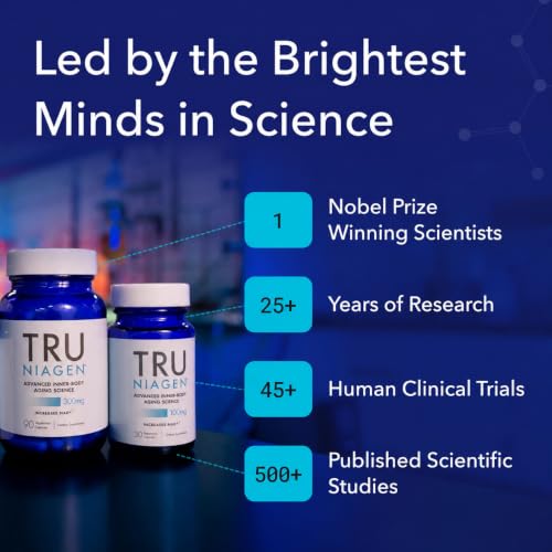 Image of TRU NIAGEN NAD+ Supplement, Nicotinamide Riboside 300mg, 30 Daily Servings