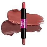 NYX Professional Makeup Blush, With Hyaluronic Acid for Hydration, Blendable Texture, Vegan, Wonder Stick, Dual-Ended Contour Stick, Shade: Coral + Deep Peach