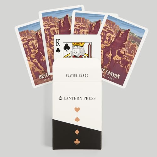 Lantern Press Bryce Canyon Naipes Póker 52 cartas miniatura 6