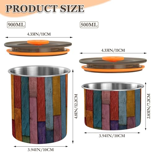 Contenedor de Almacenamiento de Café 500ml Acero Inoxidable miniatura 2