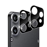 Holilo Cámara Trasera Lente Protector de Lente de Cámara per Nothing CMF Phone 2 Pro, [2 Piezas] Cristal Templado Protector de Cámara HD Anti Rasguños -Negro