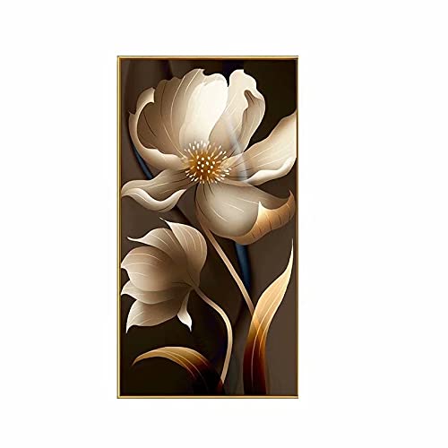 Kit Peinture Diamant Complet Fleurs - Éliminez le Stress, Décorez Votre Salon