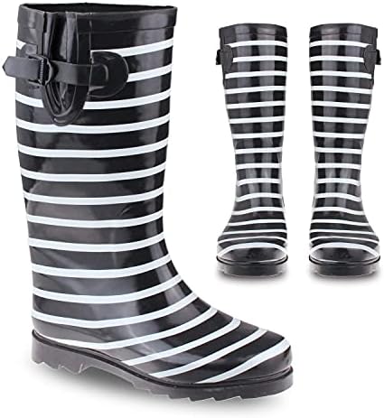 Womens lined rubber boots Clearance