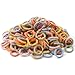 JOYOYO 300PCS Small Hair Ties,No Crease Durable Hair Ties, Baby Girl Elastic Hair Ponytail Holder Hair Accessories for Infants Toddlers Kids(Spring Color)
