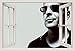 Produktbild Unified Distribution Bruce Willis Porträt - Wandtattoo mit 3D Effekt, Aufkleber für Wände und Türen Größe: 92x61 cm, Stil: Fenster