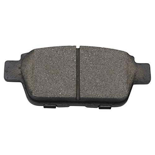 Image of TRQ Rear Brake Pad & Rotor Kit, with Chemical Kit Parking Brake Shoe Set Ceramic Premium G-Coated Compatible with 2006-2014 Honda Ridgeline