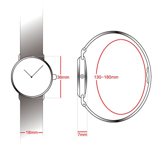 Alienwork IK Orologio Uomo Donna Oro rosa