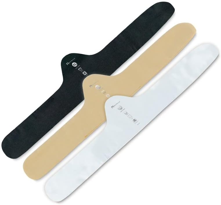 3-Pack Bra Liners (Black, Beige, White) - 100% Cotton