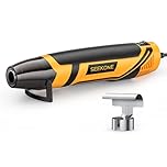 SEEKONE Mini Heat Gun 2 Temperature 260℃/450℃, 350W Handheld Hot Air Gun Tool 1.5S Fast Heating with Overload Protection, Non-Slip Rubber Body, Nozzle for Craft Embossing, Shrink Wrapping