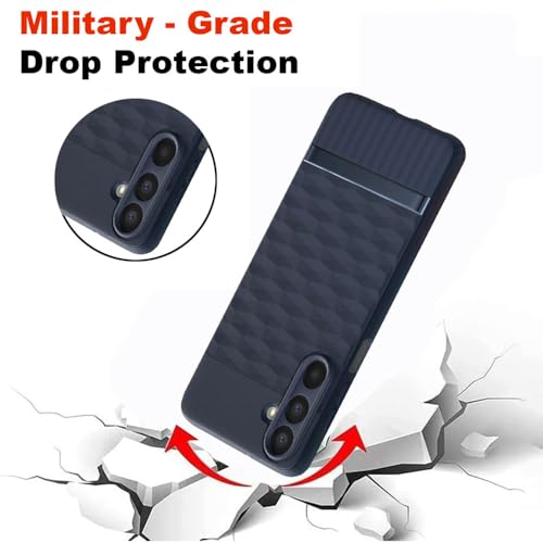 Image of Shockproof Case for Samsung Galaxy M16 5G / F16 5G | Full Camera Protection | TPU Flexible Back Cover for Samsung Galaxy M16 5G / F16 5G (Steel Blue)
