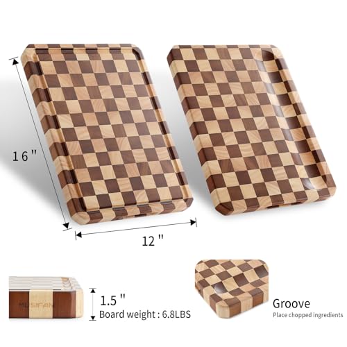 Tabla de Cortar de Madera Acacia Grande, Rectangular miniatura 3