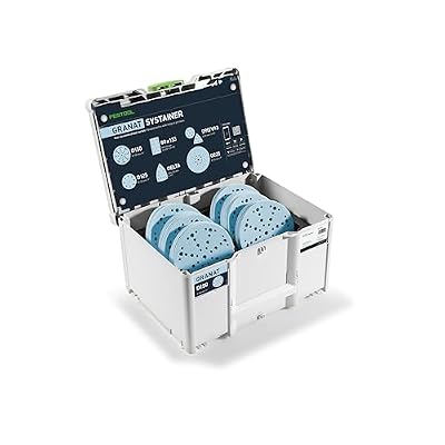Festool Granat STF D150/48 P60 – Lot De 50 Disques Abrasifs Haut De Gamme Pour Ponçage Pro