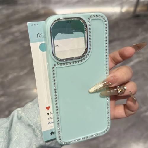 Coque iPhone 14 antichoc pailletée bleu pour le quotidien