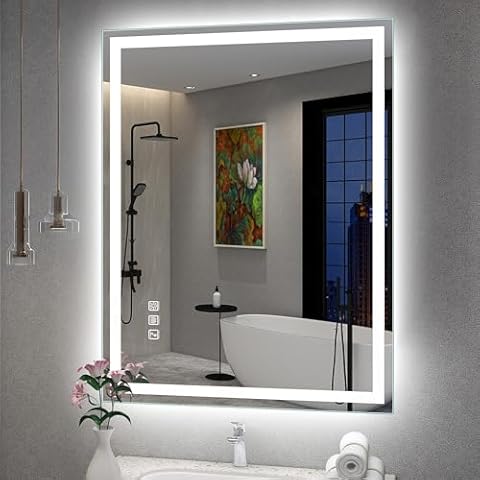 S'bagno LED Bluetooth Bathroom Mirror Cover