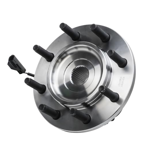 Image of Detroit Axle - 4WD Front Wheel Bearing Hubs for 03-05 Dodge Ram 2500 3500, | 2003 2004 2005 Wheel Bearing and Hubs Assembly Set Replacement Pair Hubs