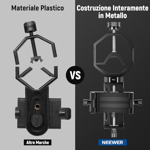 NEEWER Adattatore Telefonico per Telescopio a 3