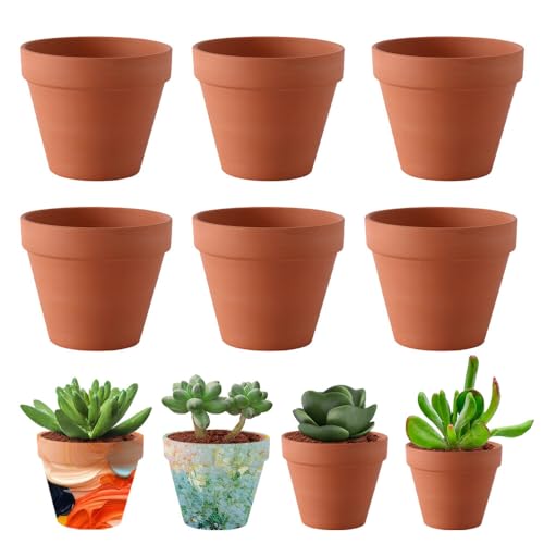 Tgkyk Maceta Terracota, 6 Piezas 10cm Mini Macetas, Macetas De Barro Con Agujero De Drenaje, Macetas De Terracota Para El Cultivo De Plantas, Decoración De Interior Y Al Aire Libre Tgkyk Maceta Terracota, 6 Piezas 10cm Mini Macetas, Macetas De Barro Con Agujero De Drenaje, Macetas De Terracota Para El Cultivo De Plantas, Decoración De Interior Y Al Aire Libre