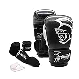 Kit De Boxe/muay Thai Pretorian Elite Training Preto - 14oz