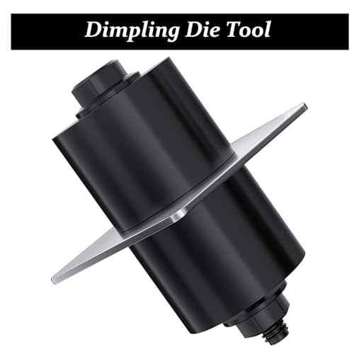 Image of Fit for Dzus Fastener Dimple Die Tool for Metal Fabrication,Quick Turn /Quarter Turn G8 Hex Head Bolt Nut,0.750 inch x 0.200 inch(Black)