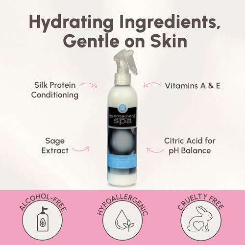 Image of Best Shot Scentament Spa Botanical Body Splash, Baby Powder, 8 oz