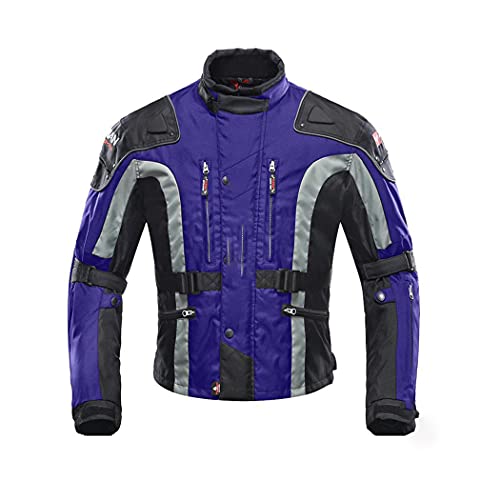 Veste de moto pour homme XXL contre le vent avec protection hanches