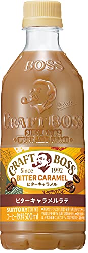 サントリー クラフトボス ビターキャラメルラテ コーヒー 500ml×24本