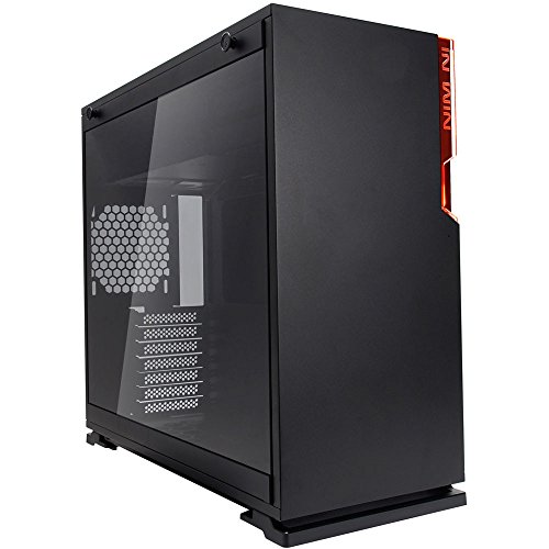 IN WIN ミドルタワー　ブラックガラスPCケース 41J9fBVpXeL.jpg