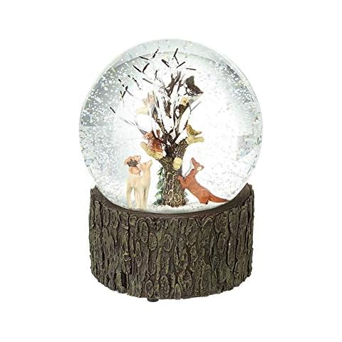 Heaven Sends Woodland Animals Musical Snow Globe Cover