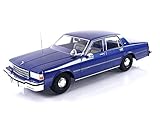MCG Kompatibel Mit Chevrolet Caprice FBI Polizei 1987 Dunkelblau Metallic Modellauto 1:18